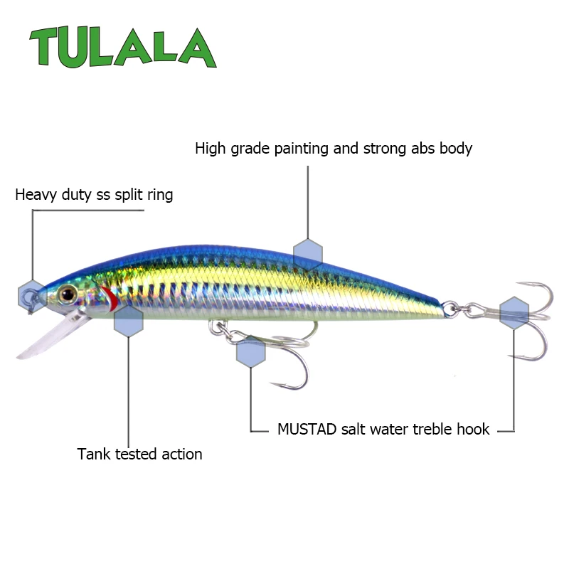 Tulala жесткая литая приманка 40 г Duo приманка ложка Shore литье свинца Рыба Морская рыбалка на щуку Приманка снасти вобберы жесткие приманки
