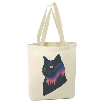 

Angemiel Bag Galactic Cat Shopping Beach Tote Bag