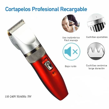 

1ud professional trimmer rechargeable for adult Hair cutter 110-220V 5W