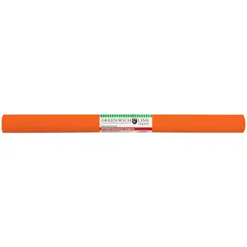 

Crepe paper Greenwich Line, 50 * 250cm, 32g / m2, orange, in roll