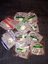 Mascarilla facial KN95 con válvula de respiración, máscara antipolvo con válvula equivalente a FFP2, cerca de FFP3, 1/5/10/20/50/100 Uds.