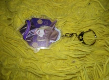 Llaveros de acrílico de doble cara, accesorios de Cosplay de Anime, el país de las Maravillas retorcido, joyería de corazones de rosa