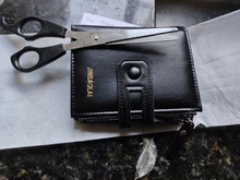 Men Wallets Purses Card-Holder Coin-Pocket High-Quality Vintage Double-Zipper Hasp Short