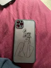 Phone-Case Soft-Cover Sketch-Protection Funny Anti-Fall Silicon Art for INS XR 11-Pro