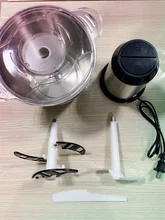 Electric Chopper Slicer Mincer Processor Meat-Grinder Stainless-Steel Saengq 2-Speeds