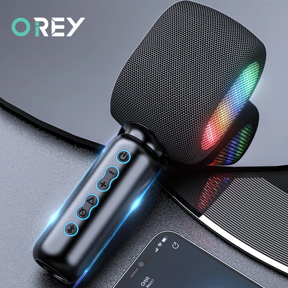 Беспроводной Bluetooth-микрофон ручной портативный динамик TWS домашний KTV-плеер со