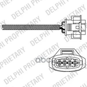 Кислородный Датчик Es20281-12b1 Delphi арт. ES20281-12B1