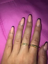 LouLeur Plata de Ley 925 auténtica negro circonita con forma de ojo anillos minimalista mujer de oro anillos de apertura para las mujeres joyería de moda regalos