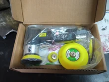 SI FANG-Pulidora neumática de aire para construcción, dispositivo de 2 pulgadas/3 pulgadas, herramientas de aire, pulidora orbital de doble acción para coche, asa de mango de goma