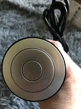 COSWALL para POP 3 hembra 2 puerto de carga USB de la Mesa de cocina toma para escritorio retráctil enchufe de la UE de cuerpo de aluminio de fondo azul