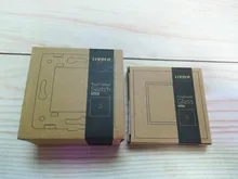 Livolo – Panel de cristal para interruptor de pared. VL-C7-SR-11, Panel de cristal blanco perla de 80mm * 80mm, estándar europeo