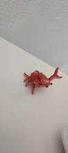 Japoneses nuevos creativos lindo cangrejo pluma titular halterofilia cangrejos Penholder estante soporte de almacenamiento regalo papelería
