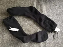 Calcetines calefactables eléctricos ajustables, 3,7 V, 3, con batería recargable, para invierno, para hombre y mujer, para esquiar al aire libre y ciclismo