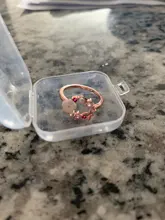 Anillo de boda con diseño de flores y mariposas para mujer, sortija de boda con circonita de oro rosa, Glamour, regalo para niñas, joyería creativa