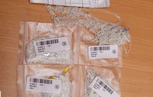 5 m/lote 0,6, 0,8, 1,0mm de bronce de plata de oro Oval collar enlace cadena a granel de latón para fabricación de joyería DIY materiales conclusiones suministros