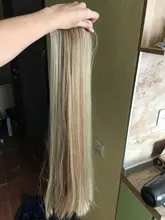 HAIRRO-coleta larga y Lisa para cola de caballo, horquillas, extensión de cabello sintético