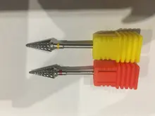 Brocas de carburo para manicura eléctrica, accesorios de herramientas de pedicura, 1 Uds.