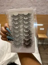 SEXYSHEEP-pestañas postizas 3D, 5/8/10 pares, naturales, voluminosas, maquillaje