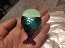 7 tipos de brochas en forma de cola de pez para uñas, brochas cosméticas de fondo, polvo de limpieza suave para cuidado de uñas, herramienta de manicura