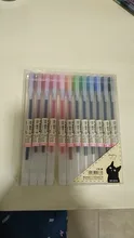 Lote de 12 bolígrafos creativos de Gel de 0,5mm, 12 colores, marcadores de tinta de color, papelería, estilo de moda, regalo de artículos de oficina
