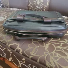 Maletín WESTAL bolsa de mensajero de cuero genuino de los hombres de 14 Portátil Bolsa los hombres maletines Oficina bolso para el documento 8572