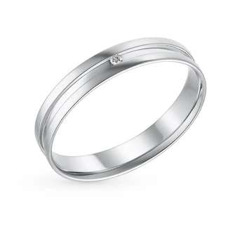 

Gold ring with diamonds sunlight sample 585