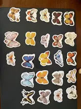 46 Uds Kawaii mariposa decoración álbum programa pegatinas Scrapbooking Agenda diario pegajoso papel de