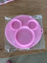 Plato de silicona seguro para bebé, sin BPA, platos sólidos para niños, vajilla de entrenamiento con ventosa, cuencos de alimentación de dibujos animados