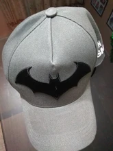 Gorra de béisbol con bordado de El caballero oscuro, sombrero bordado con bordado de Bruce