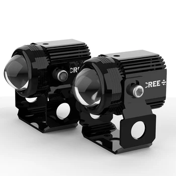 

Dual Color 12V 26W A Pair of LED Lights For Motorcycle With Aluminum Heatsink and Fan Cooling