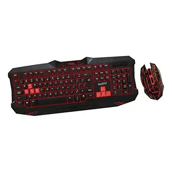 

Keyboard with Gaming Mouse approx! APPBAT Black Red