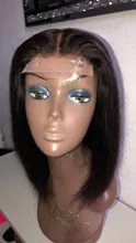 Ishow Hair mechones rectos con Frontal transparente de encaje Frontal y mechones extensiones de cabello humano mechones malayos con cierre Frontal