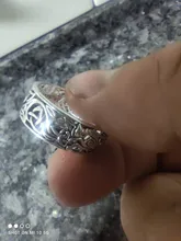 Anillo Vintage de plata fina con cola de zorro para hombre y mujer, Joyería de Halloween de fiesta Steampunk, regalos