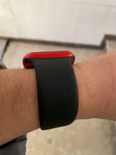 Correa de silicona para Apple Watch, correa elástica de 44mm, 40mm, 38mm, 42mm, Serie 6, 5, 4, 3, SE, 42