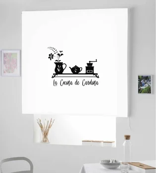 

Blind Iroa pesronalizable for kitchen/kitchen Carolina! ROLLER BLINDS TRANSLUCENT! (WHITE 100X175)