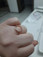 ZHOUYANG-anillo con personalidad circular para mujer, regalo de verano, Color oro rosa, todas las tallas, joyería R843 R844