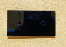 Glass Livolo Double-Glass-Panel EU Crystal White 151mm--80mm Pearl VL-C7-C1/C1-11 Standard