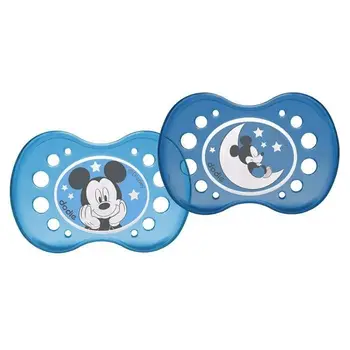 

DODIE 2 Disney Night Mickey Pacifiers Anatomical 18 m +