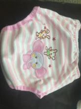 Pañal reutilizable para bebé, pantalones de entrenamiento para bebé, pañales lavables, pantalones de aprendizaje de algodón, 1 ud. Por lote