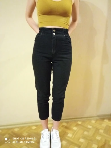 Waist Detail High Bel Mom Jeans - Lolimor Turkish Jeans photo review