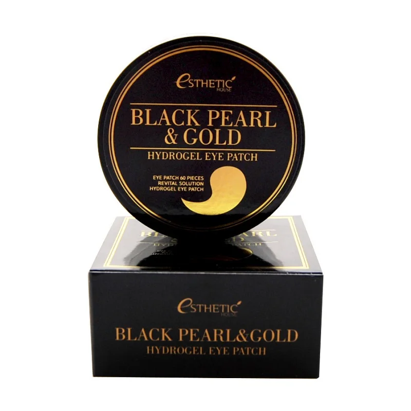 ESTHETIC HOUSE Гидрогел. патчи д/ глаз ЧЕРНЫЙ ЖЕМЧУГ/ЗОЛОТО BLACK PEARL&ampGOLD HYDROGEL EYEPATCH |