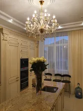 Crystal Chandelier Pendants Indoor-Lamp Tiffany Home-Lighting Living-Room Modern Lustres-De-Cristal-Decoration