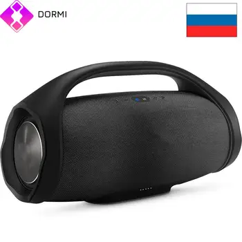 

Portable boombox HiFi bass column speaker wireless Bluetooth subwoofer sound box with FM radio TF MP3 player