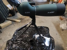 SVBONY 25-75x70mm Telescopio Terrestre SV28 telescopio Zoom continuo BK7 prisma MC lente impermeable de caza Monocular catalejo + trípode F9308B para caza, tiro, tiro con arco, observación de aves