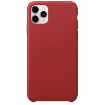 

Case (clip-case) Apple iPhone 11 pro Max leather case-(product) red & Omega;/a