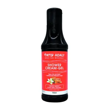 

Cream shower gel Adaly Dead Sea minerals with vanilla and honey extract 750 ml