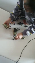 Figuras de acción de soldados del ejército para niños, juguete con arma militar, 6 unids/set, envío directo