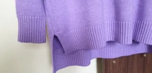 Sweater Pullovers Mock-Neck Beige Purple Winter Green 8-Colors High-Quality Women C-232