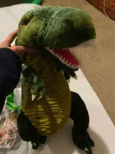 Mochila 3D de dinosaurio para padres e hijos, bonita mochila de felpa con viñetas de animales, bolsa de dinosaurios, regalo para niños