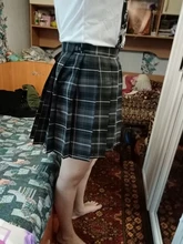 Minifaldas Harajuku de estilo coreano para mujer, faldas Kawaii a la moda, de cintura alta, falda escocesa plisada